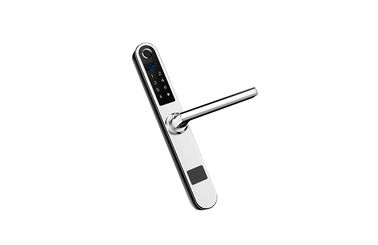 Fashion Smart RFID Card Password Finger Scan Door Lock / Aluminum Glass Swing Door Lock