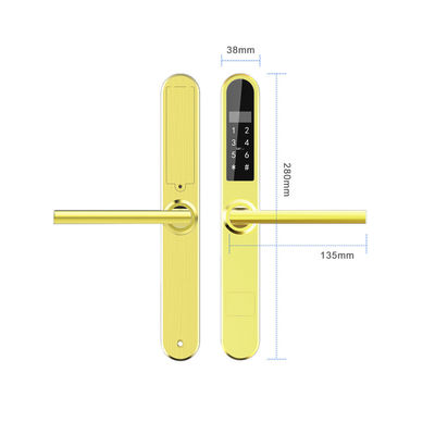 Code Card Locks Electronic Smart Code Card Aluminium Door Locks For Store High Effective