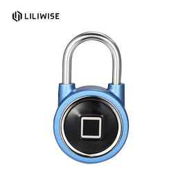 Safety Alarm Waterproof Bluetooth APP Fingerprint Door Lock / High Security Padlock