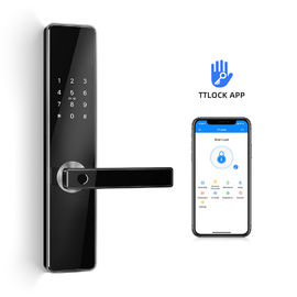 Big Panel Fingerprint Door Lock App Remote Control Customized Logo