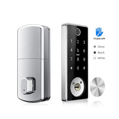 Silver Color Zinc Alloy Electronic Door Locks For Airbnb