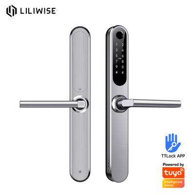 European American Stand Mortise Fingerprint Door Lock With WiFi APP Slim