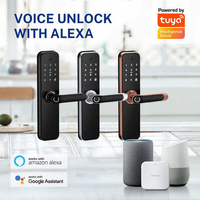 Tuya APP Bluetooth Lock Smart Home Video Doorbell Door Lock 4