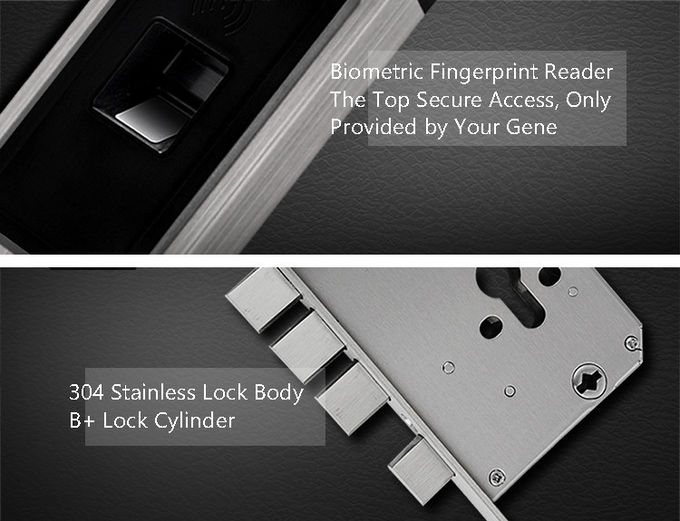Simple Operation Biometric Gate Lock , Fingerprint Door Entry USB Interface 2