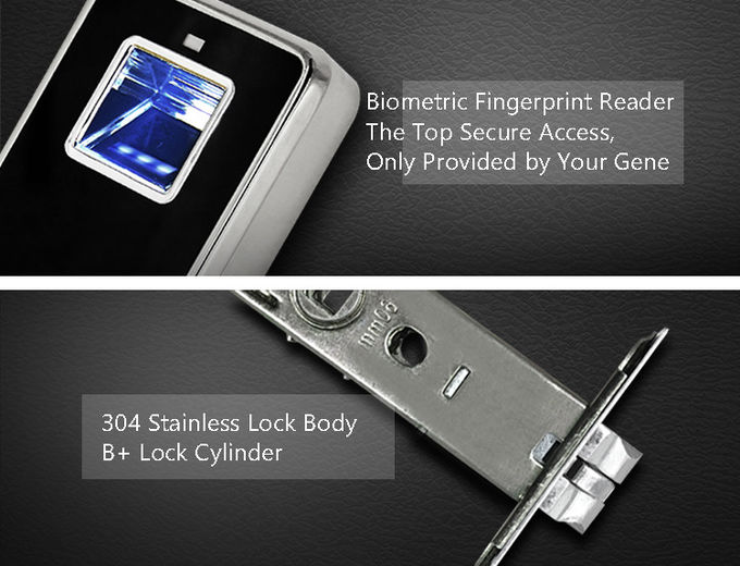 Multi Color Keyless Biometric Fingerprint Door Lock Quick Recognition 1