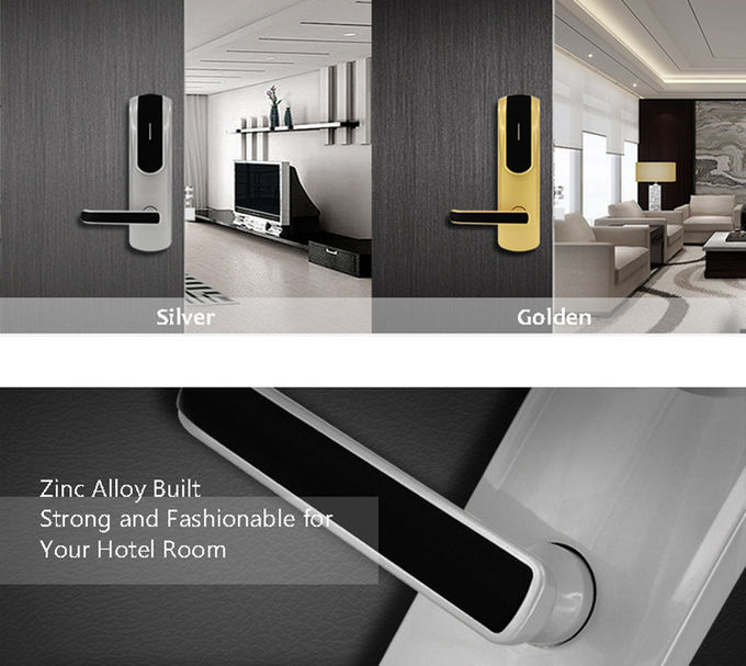 RFID Hotel Electronic Door Locks , Electronic House Locks Big Data Capacity 1