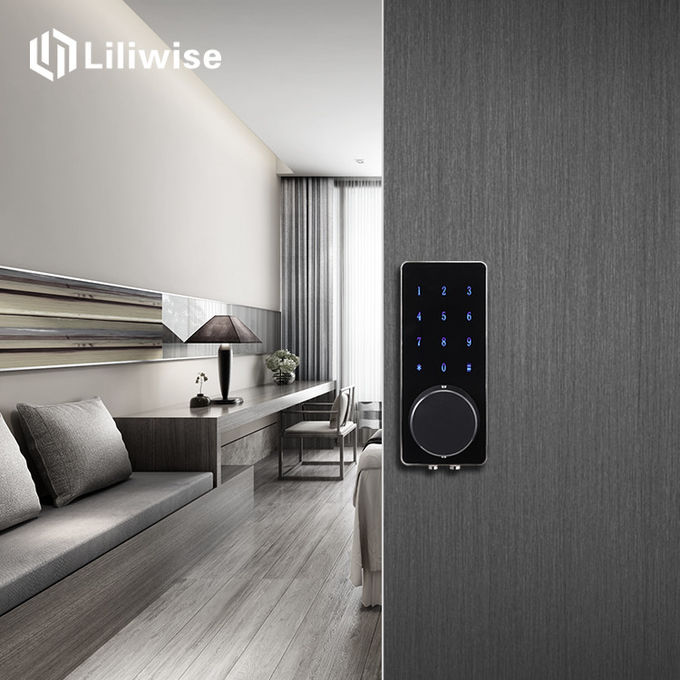 Smart Room Bluetooth Front Door Lock , Intelligent Zinc Alloy Password Front Door Locks 0
