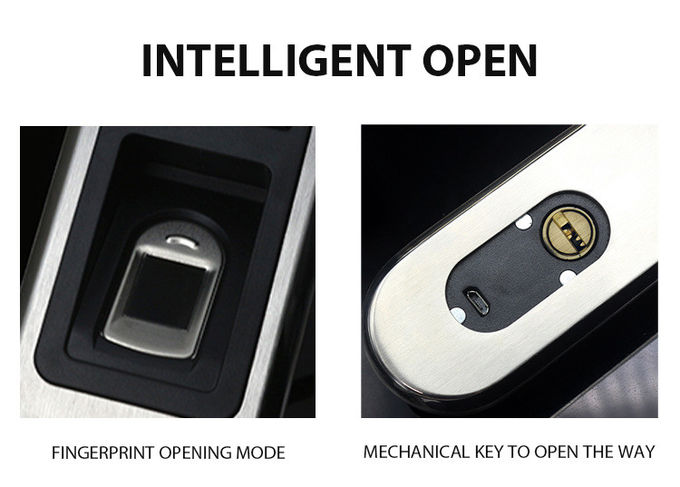 Fingerprint Smart Apartment Door Locks C Class Lock Core Big Data Capacity Durable 1