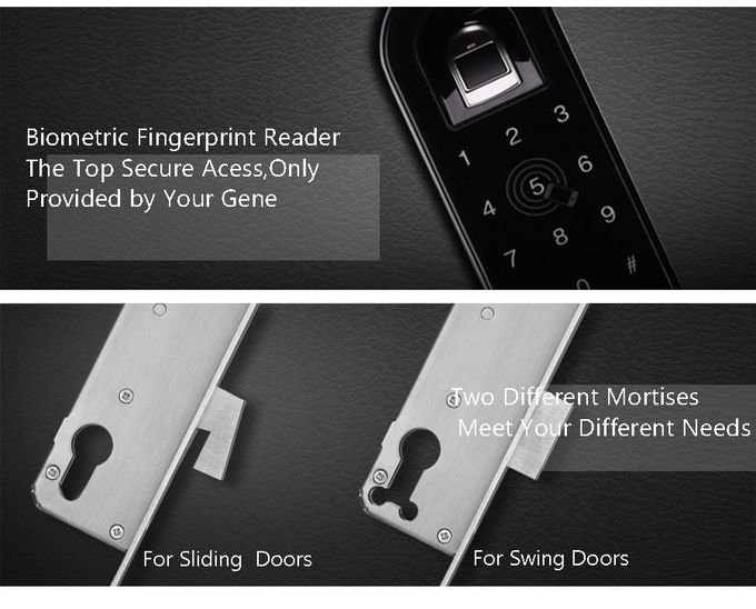 High Security Smart Fingerprint Aluminum Door Lock Unlock By APP 2