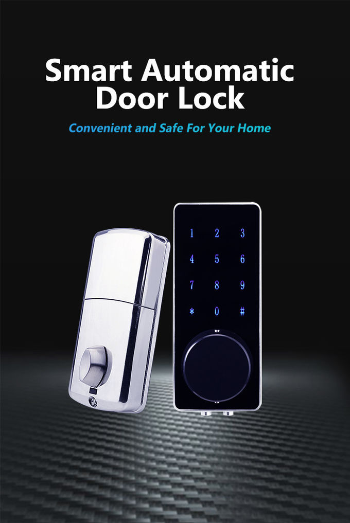 Wifi Control Automatic Deadbolt Smart Password Door Lock Low Power Consumotion 0
