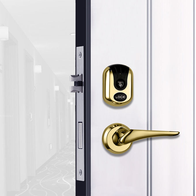 Modern RFID Card Hotel Electronic Door Locks Relative Humidity 20% - 90% 0