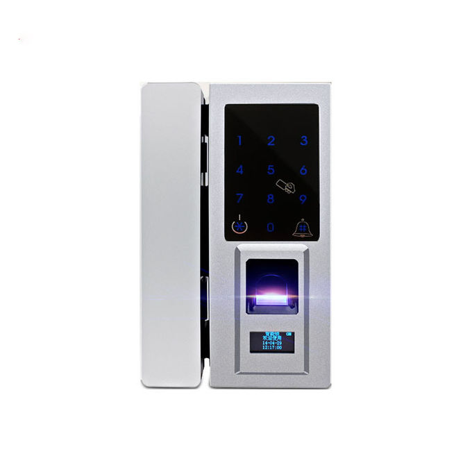 Smart Security Biometric Fingerprint Digital Electronic Combination Glass Door Lock 0